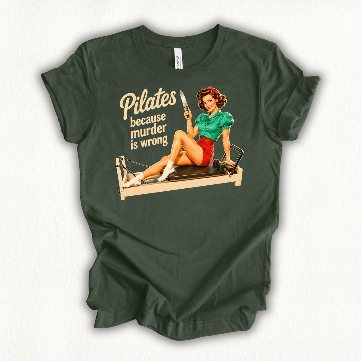 Pilates Murder T-shirt