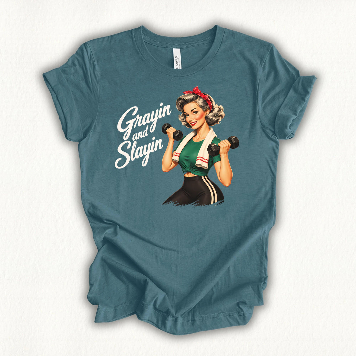 Grayin Slayin Gym T-shirt