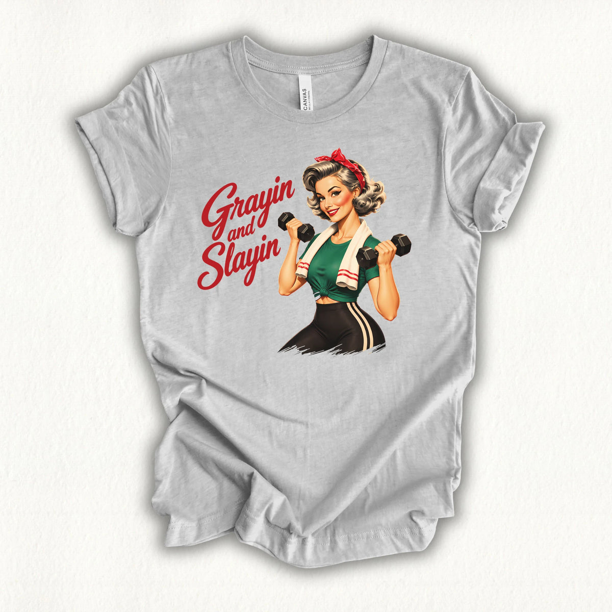 Grayin Slayin Gym T-shirt