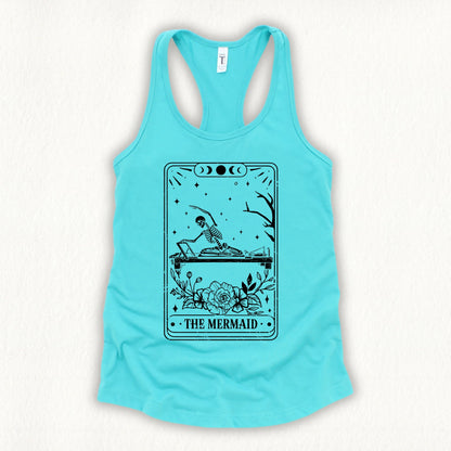 The Mermaid Tarot Card Tank Top