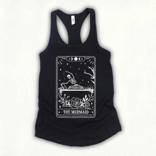 The Mermaid Tarot Card Tank Top