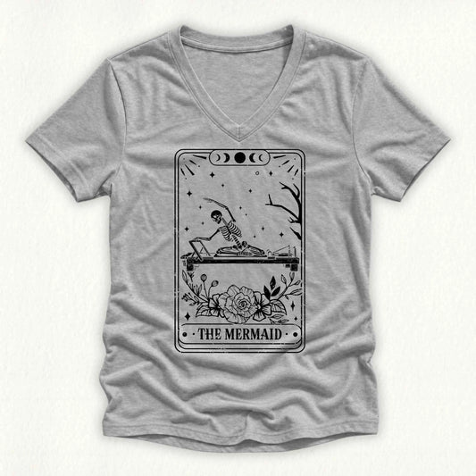 The Mermaid Tarot Card Lady V-neck