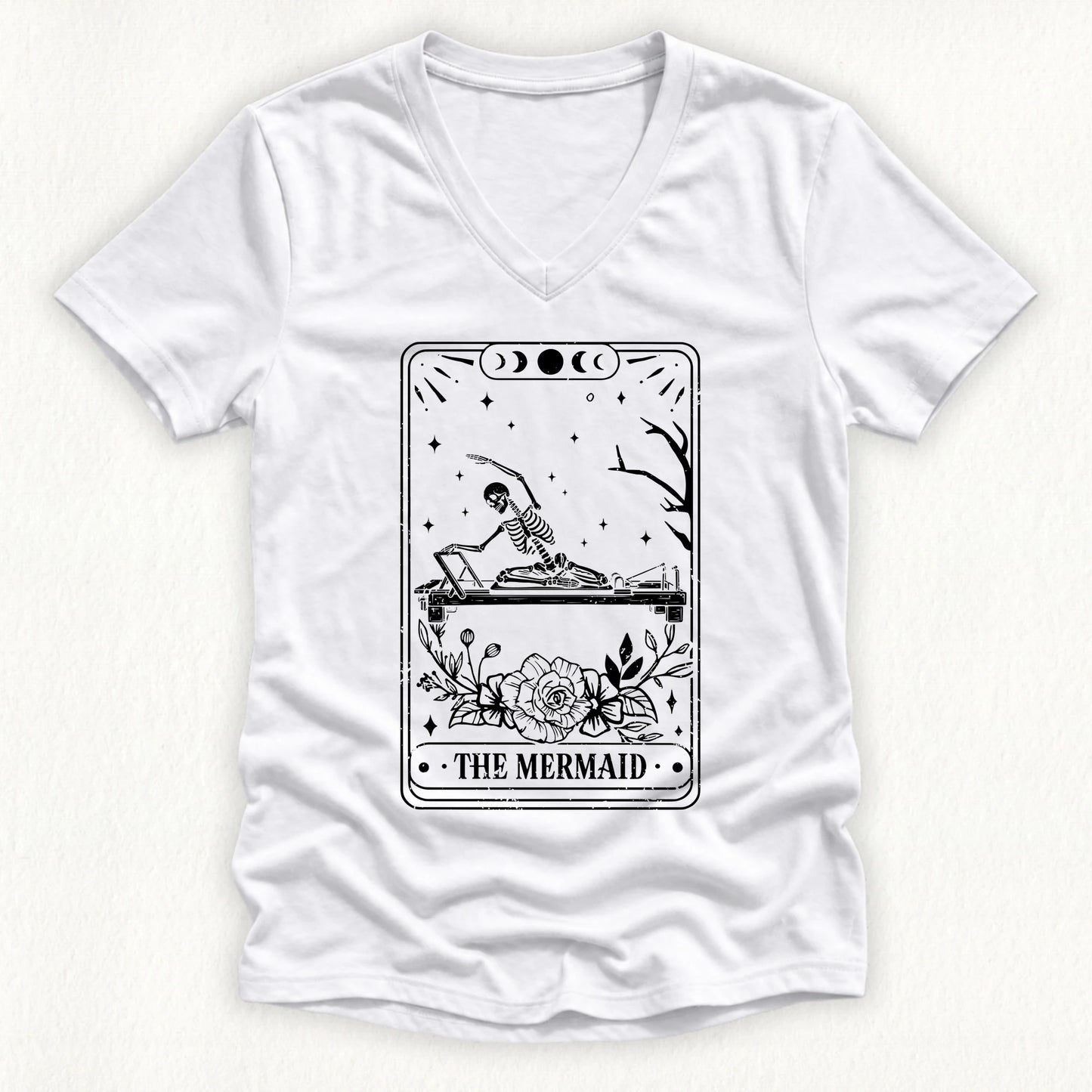 The Mermaid Tarot Card Lady V-neck