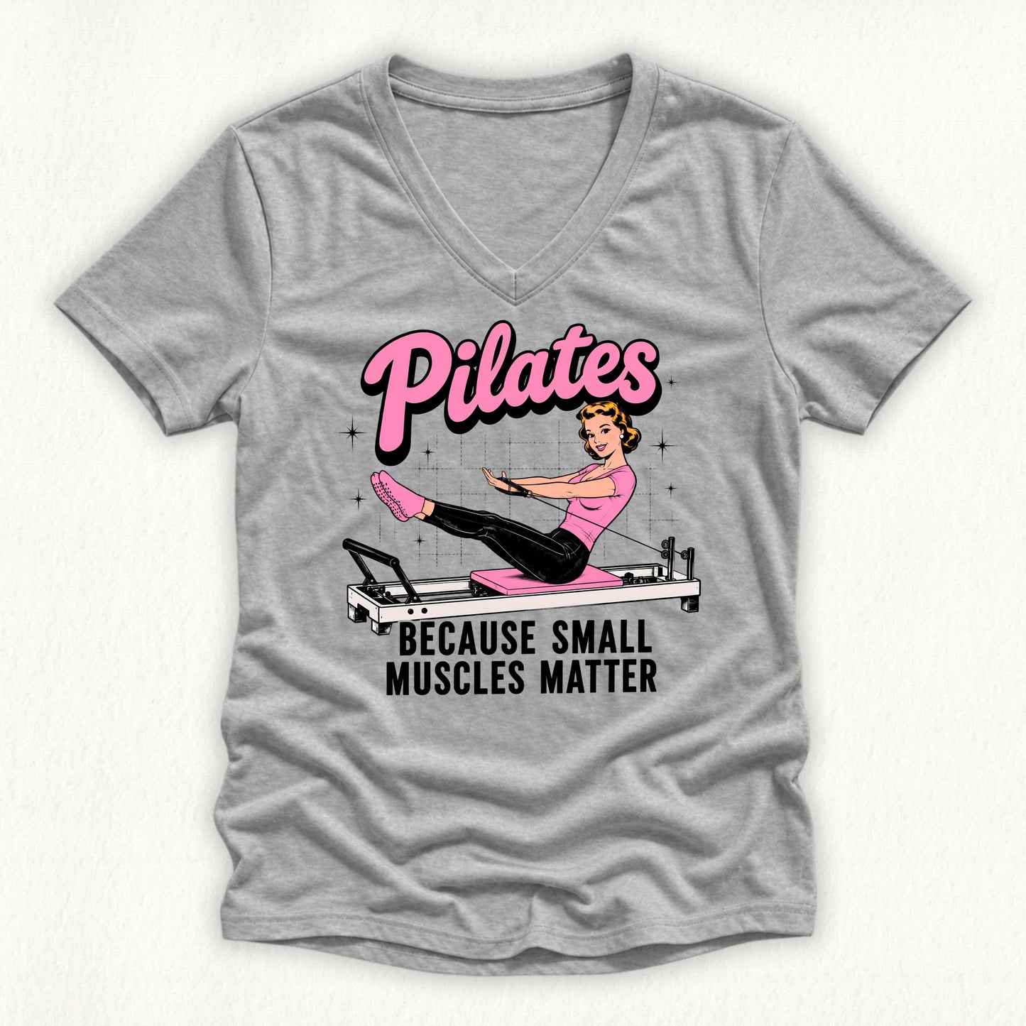 Small Muscles Matter Lady V-neck