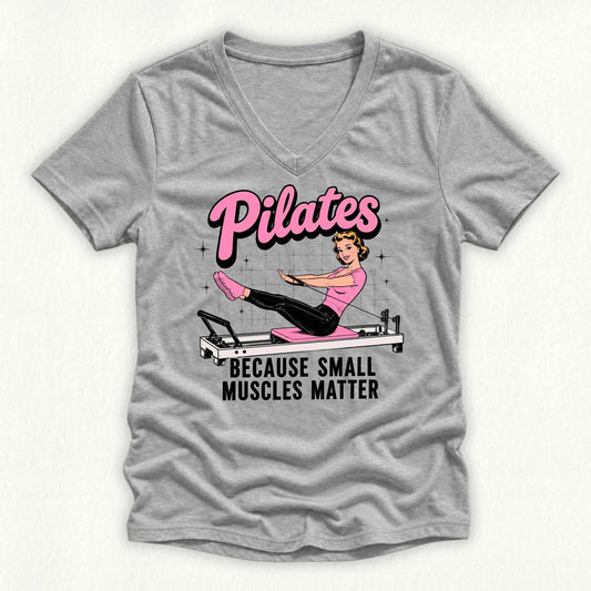 Small Muscles Matter Lady V-neck