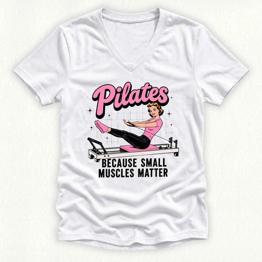 Small Muscles Matter Lady V-neck