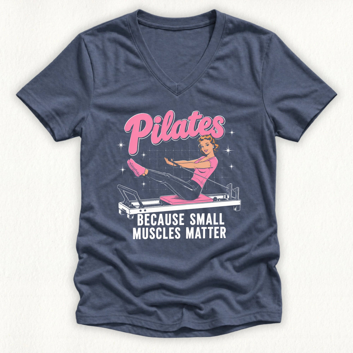 Small Muscles Matter Lady V-neck