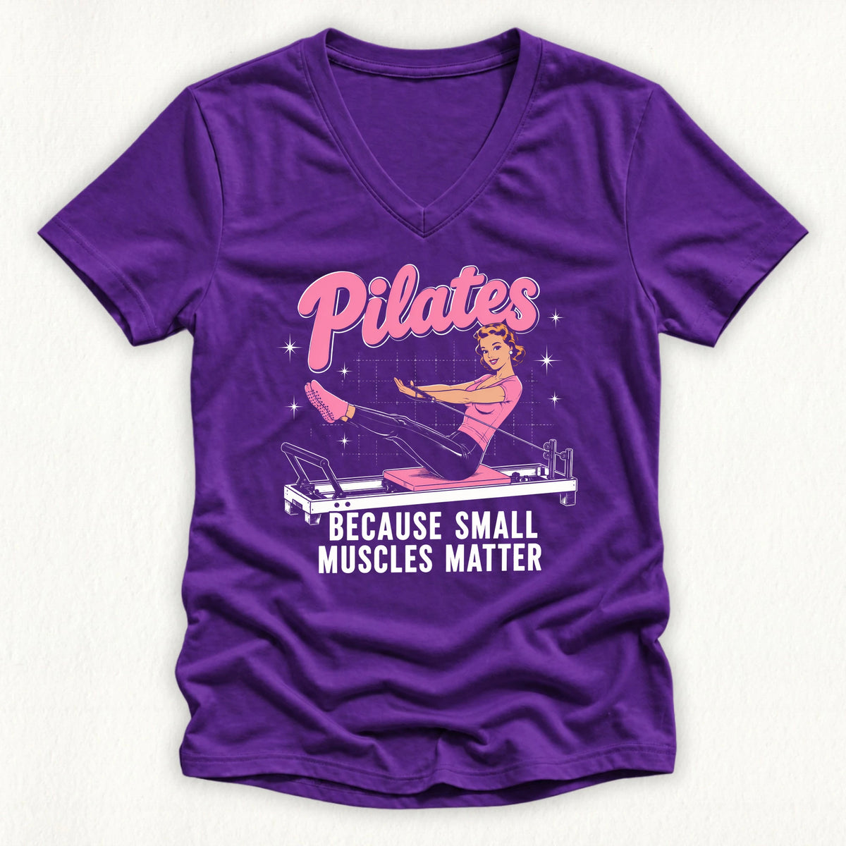 Small Muscles Matter Lady V-neck