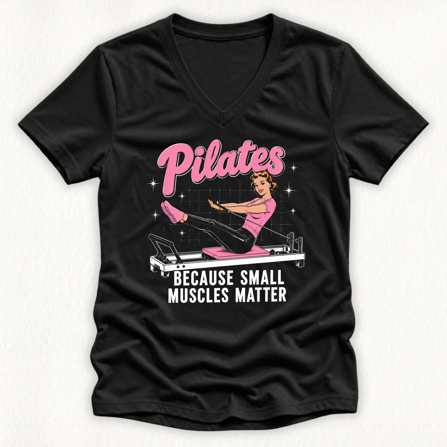 Small Muscles Matter Lady V-neck