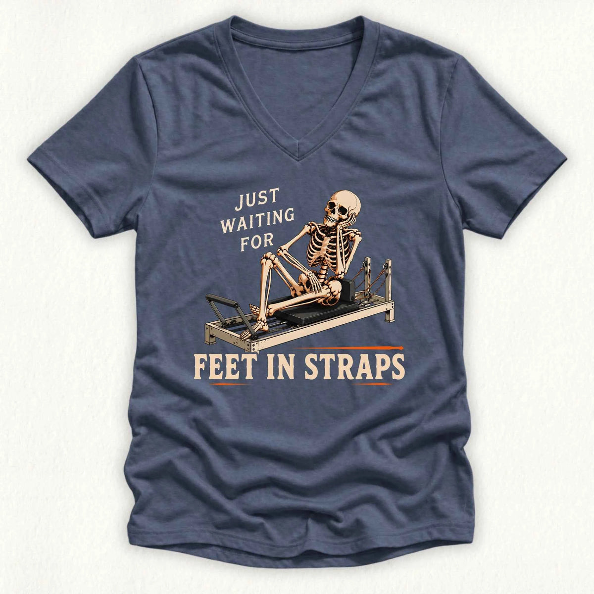 Waiting Feet in Straps Lady V-neck