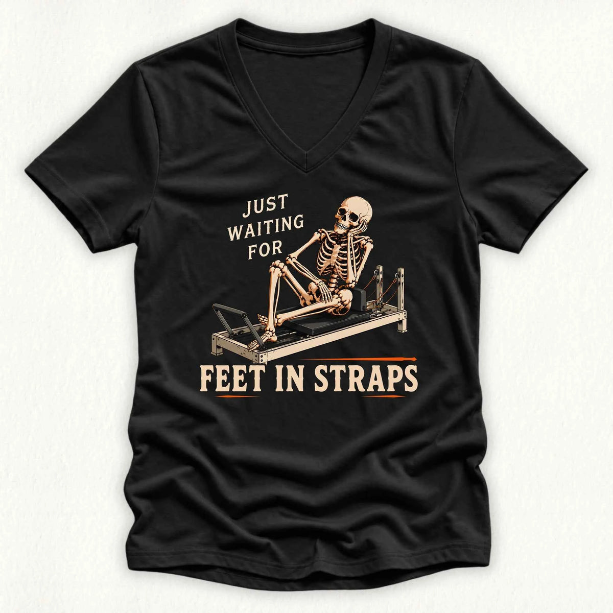 Waiting Feet in Straps Lady V-neck