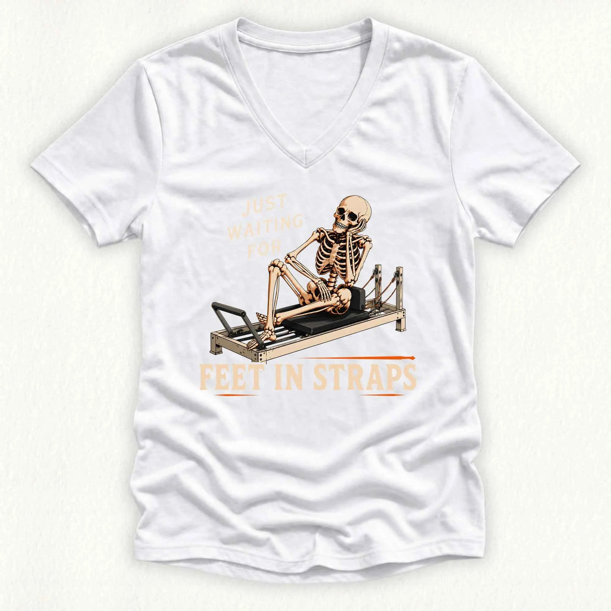 Waiting Feet in Straps Lady V-neck