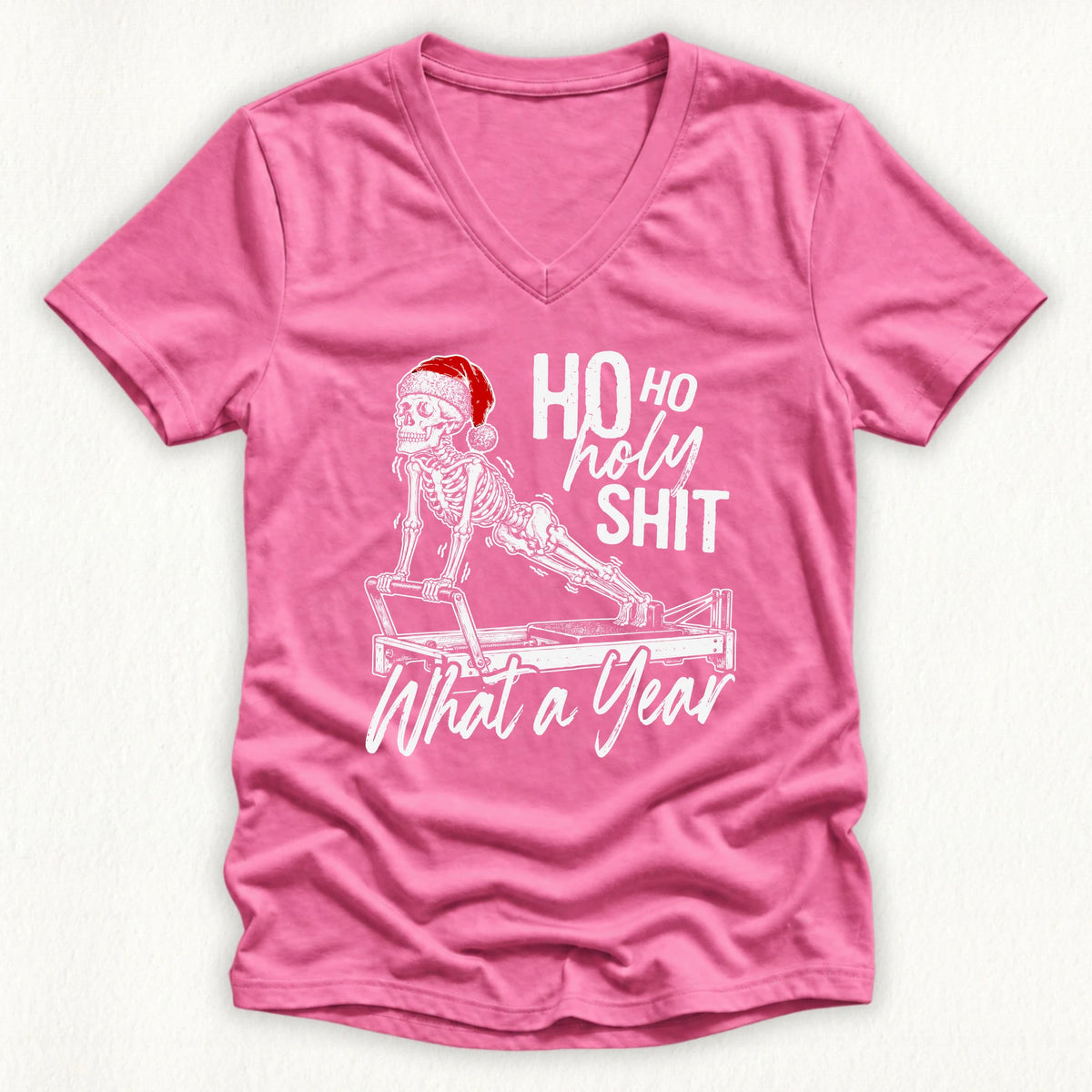 Ho Ho Holy Shit Lady V-neck