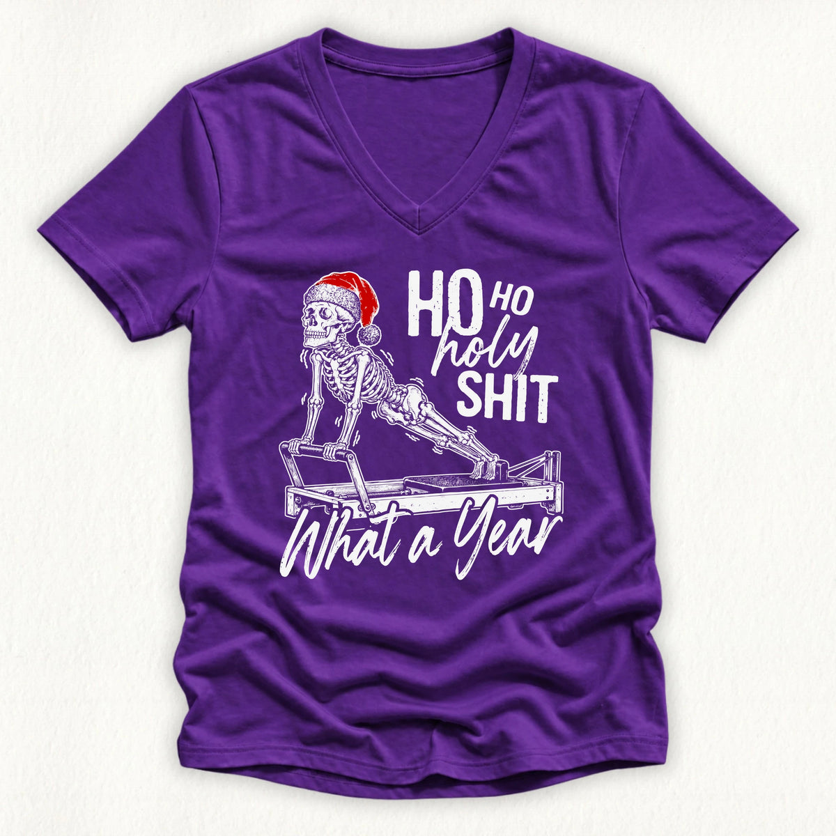 Ho Ho Holy Shit Lady V-neck