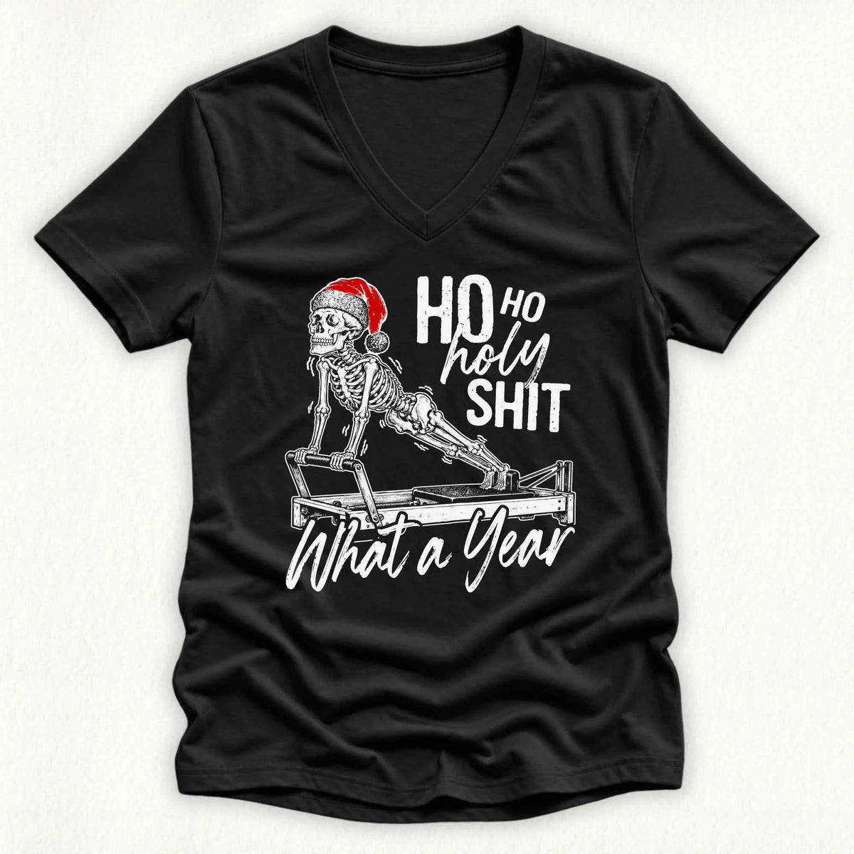 Ho Ho Holy Shit Lady V-neck