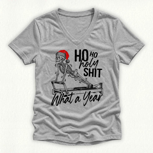 Ho Ho Holy Shit Lady V-neck