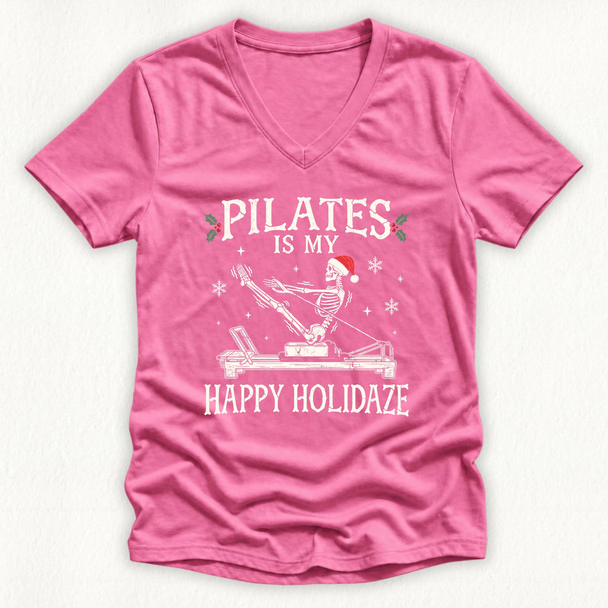 Happy Holidaze Lady V-neck
