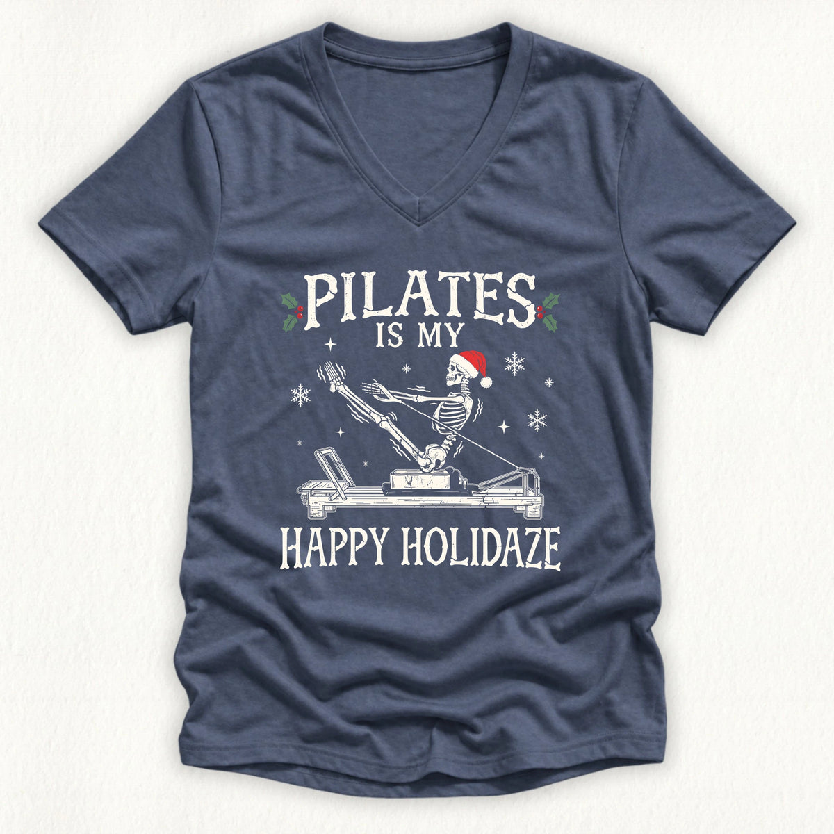 Happy Holidaze Lady V-neck