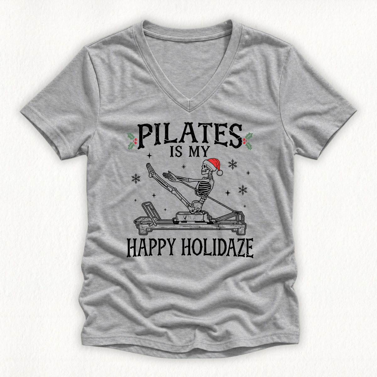 Happy Holidaze Lady V-neck