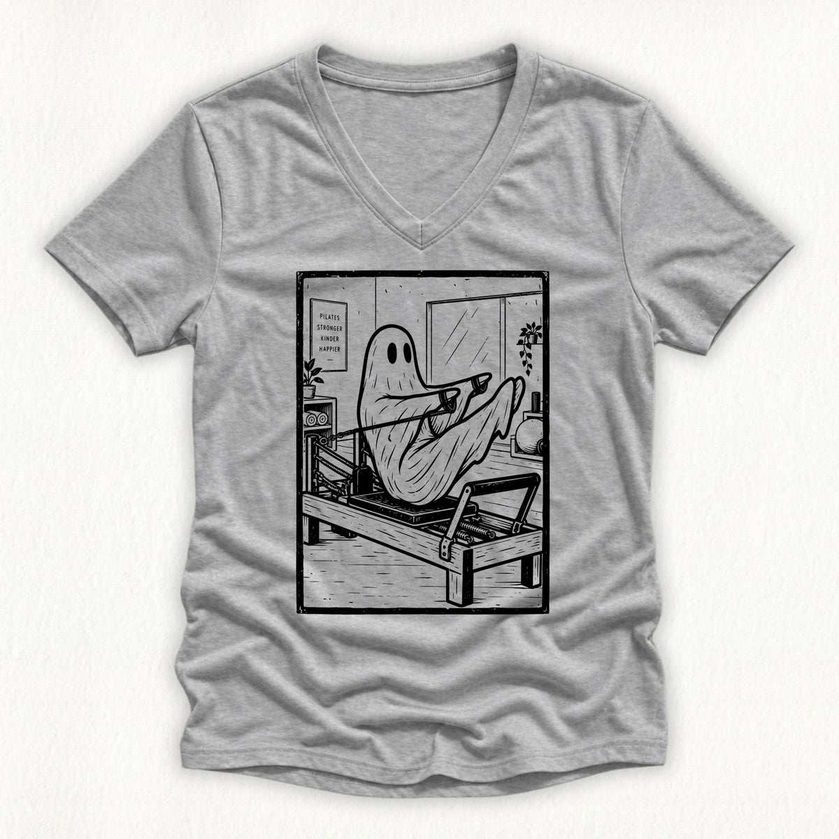 Boo Pilates Lady V-neck