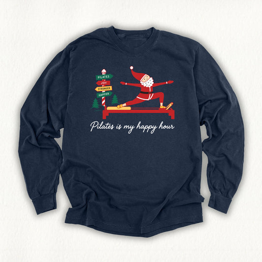 Happy Hour Christmas Long Sleeve T-shirt