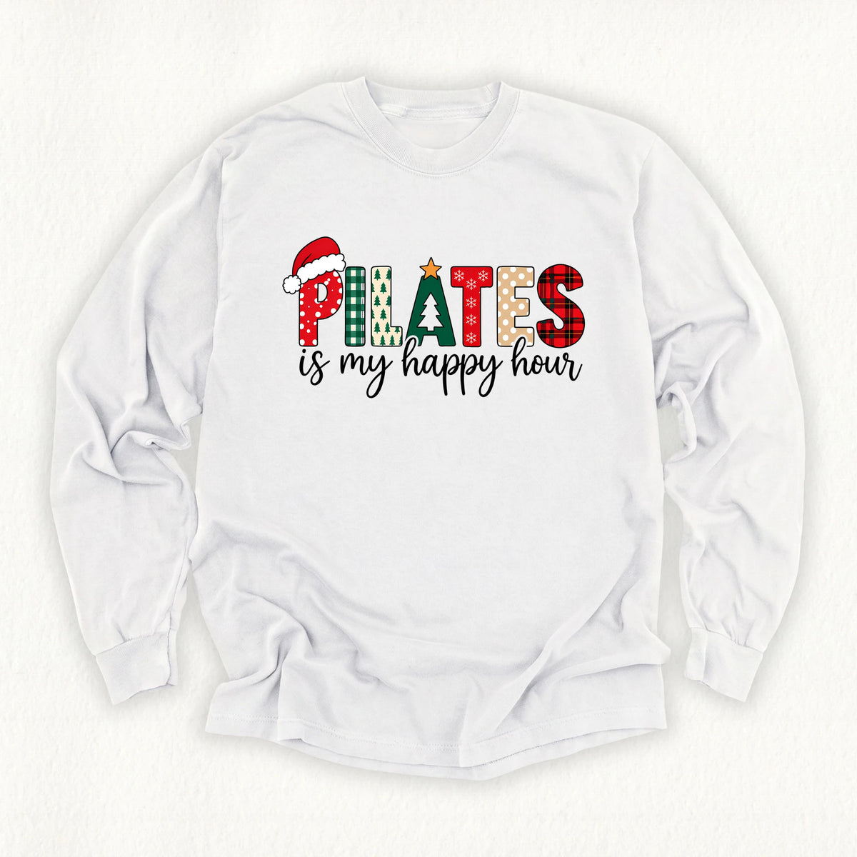 Pilates Christmas Long Sleeve T-shirt