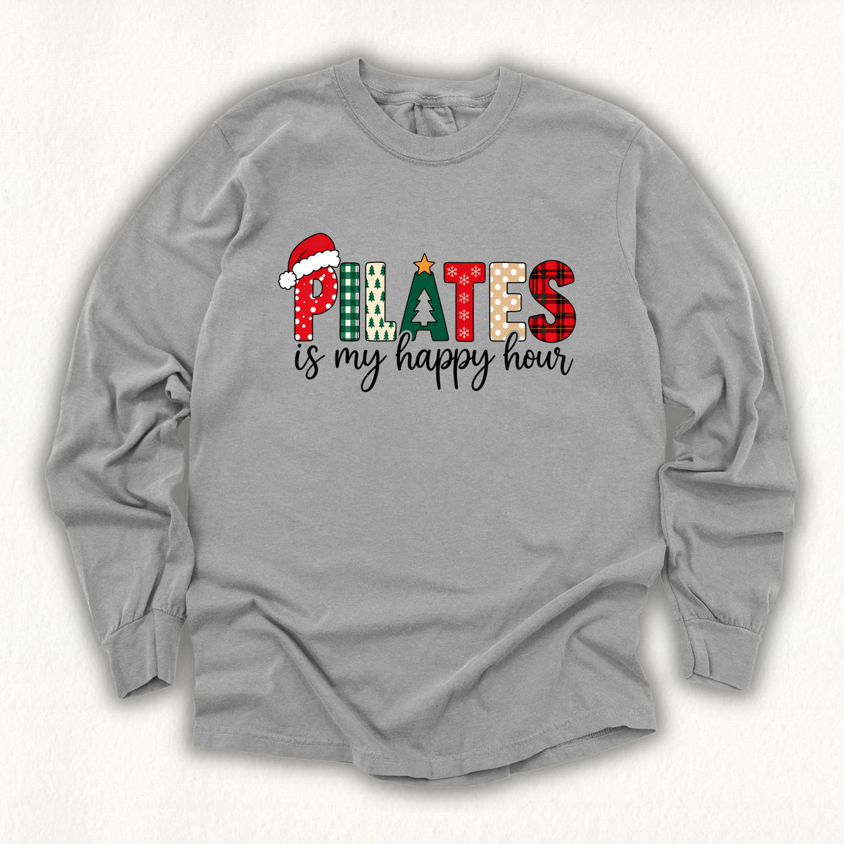 Pilates Christmas Long Sleeve T-shirt