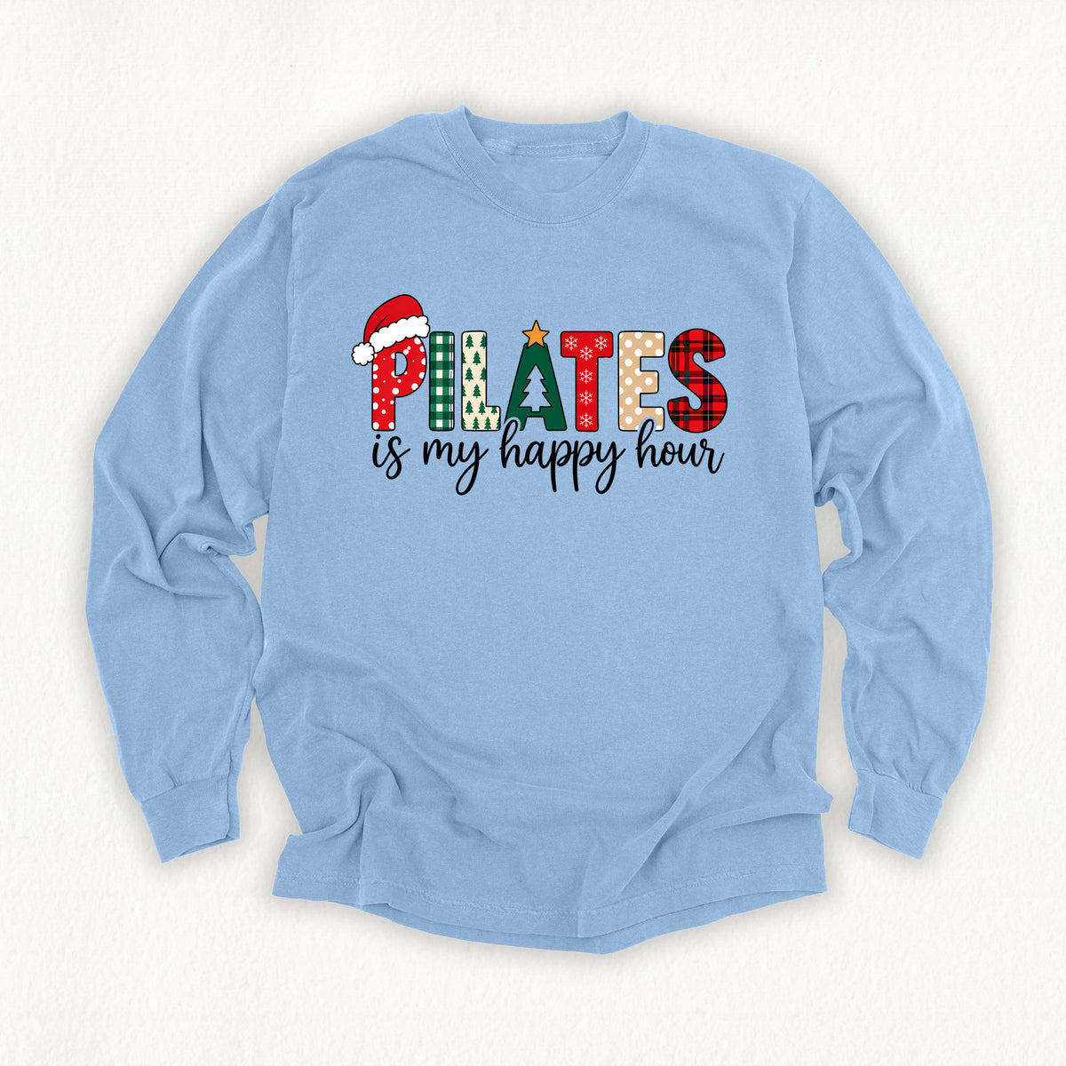 Pilates Christmas Long Sleeve T-shirt