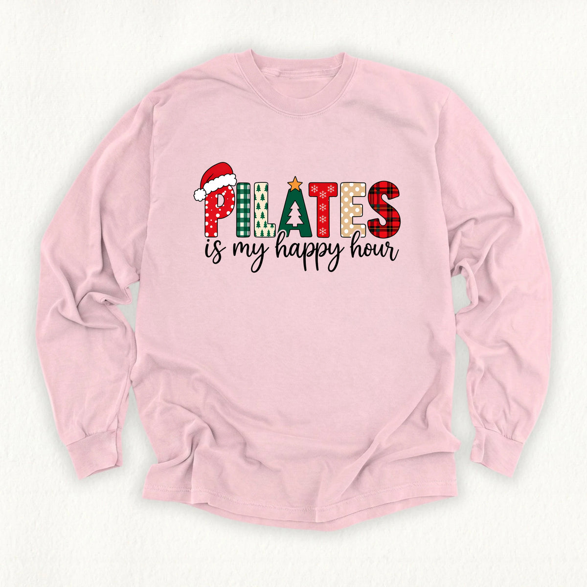 Pilates Christmas Long Sleeve T-shirt