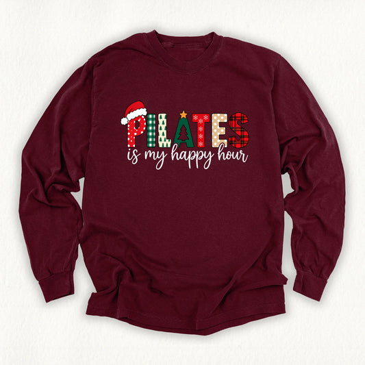 Pilates Christmas Long Sleeve T-shirt