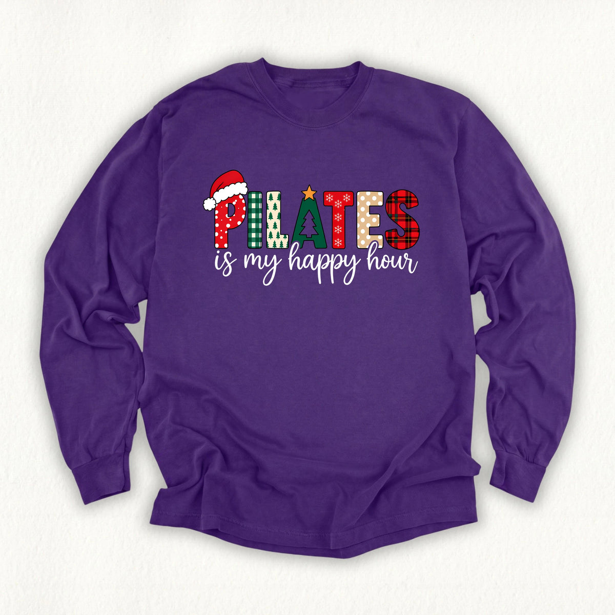 Pilates Christmas Long Sleeve T-shirt