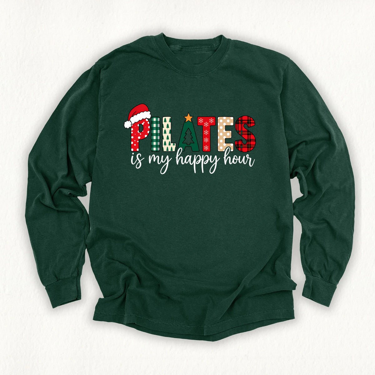 Pilates Christmas Long Sleeve T-shirt