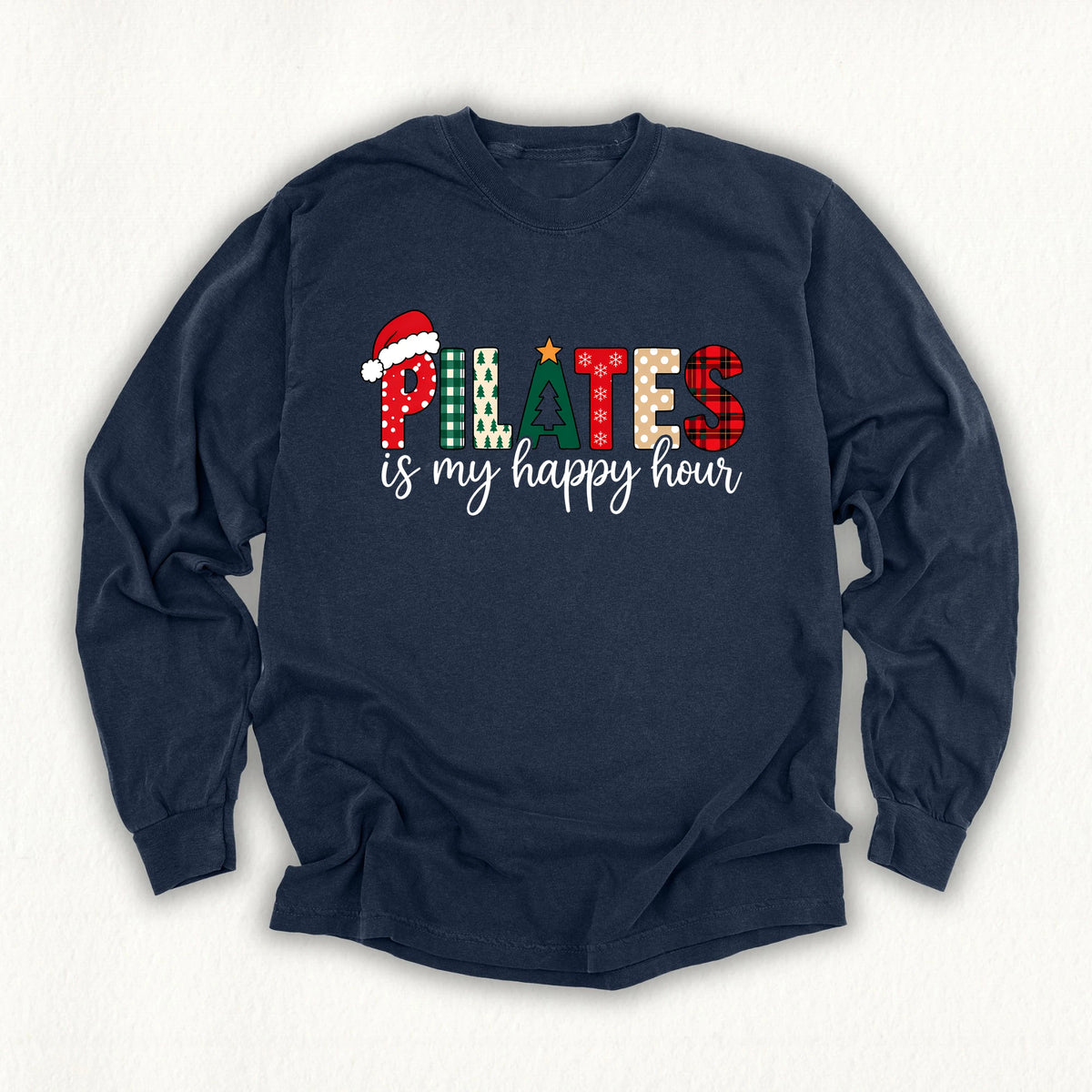 Pilates Christmas Long Sleeve T-shirt