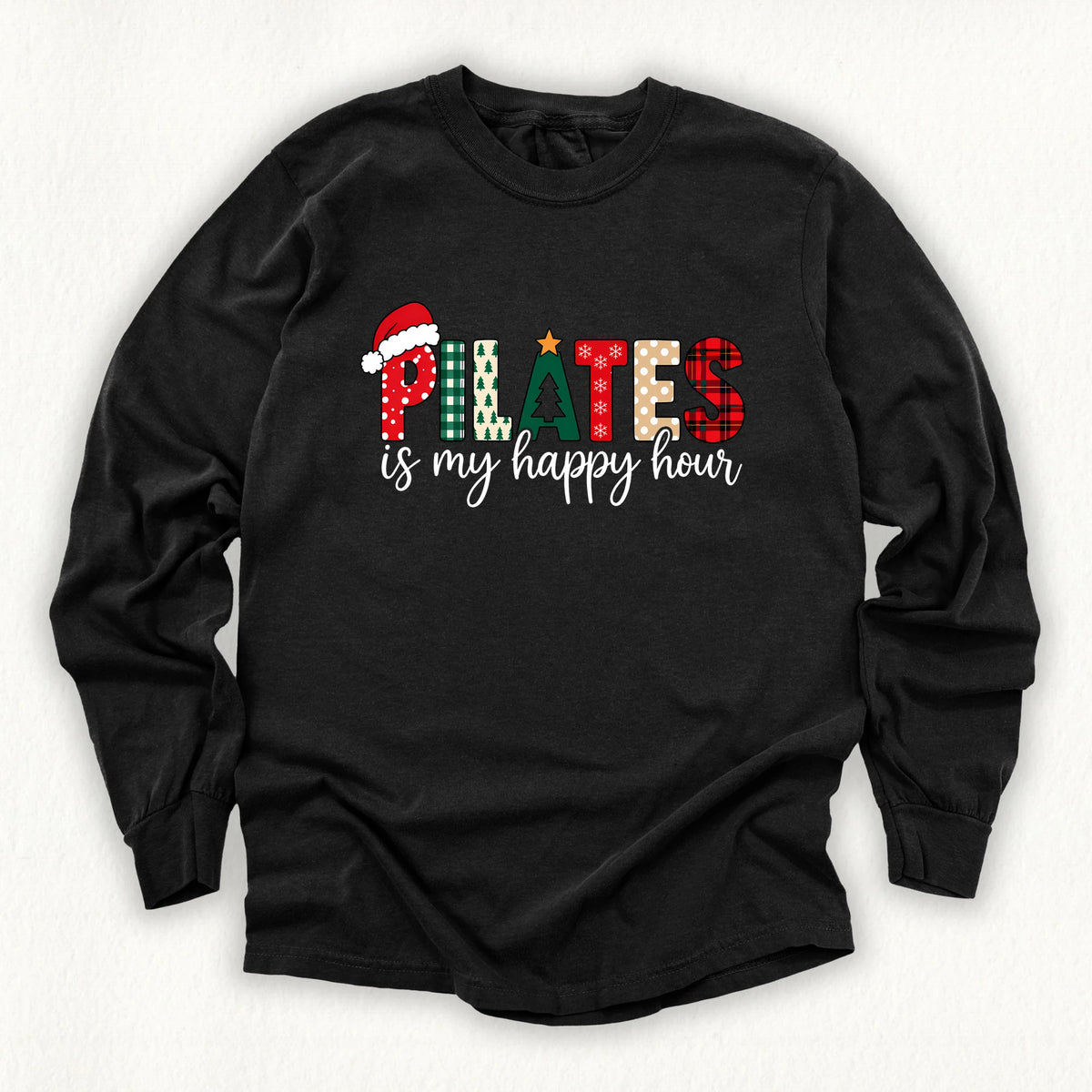 Pilates Christmas Long Sleeve T-shirt