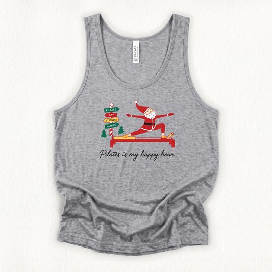 Happy Hour Christmas Jersey Tank Top