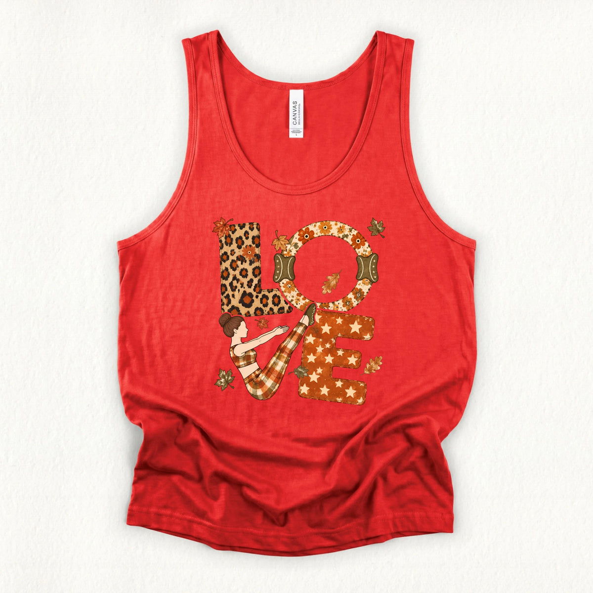 Love Fall Jersey Tank Top