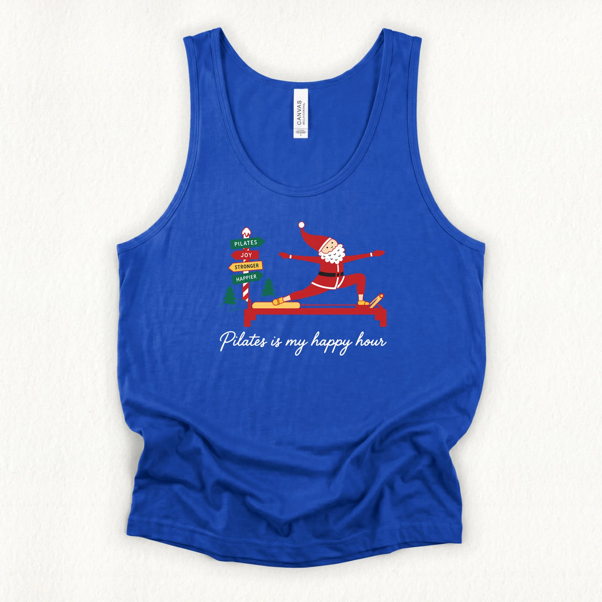 Happy Hour Christmas Jersey Tank Top