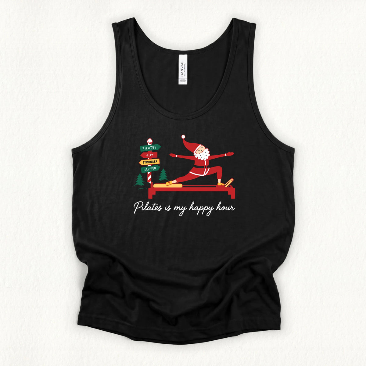 Happy Hour Christmas Jersey Tank Top
