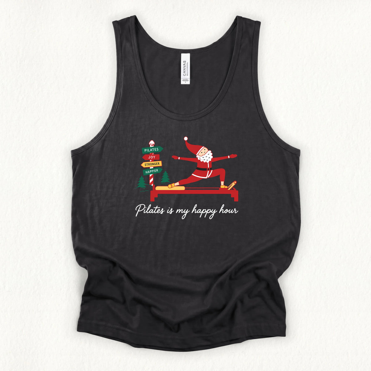 Happy Hour Christmas Jersey Tank Top