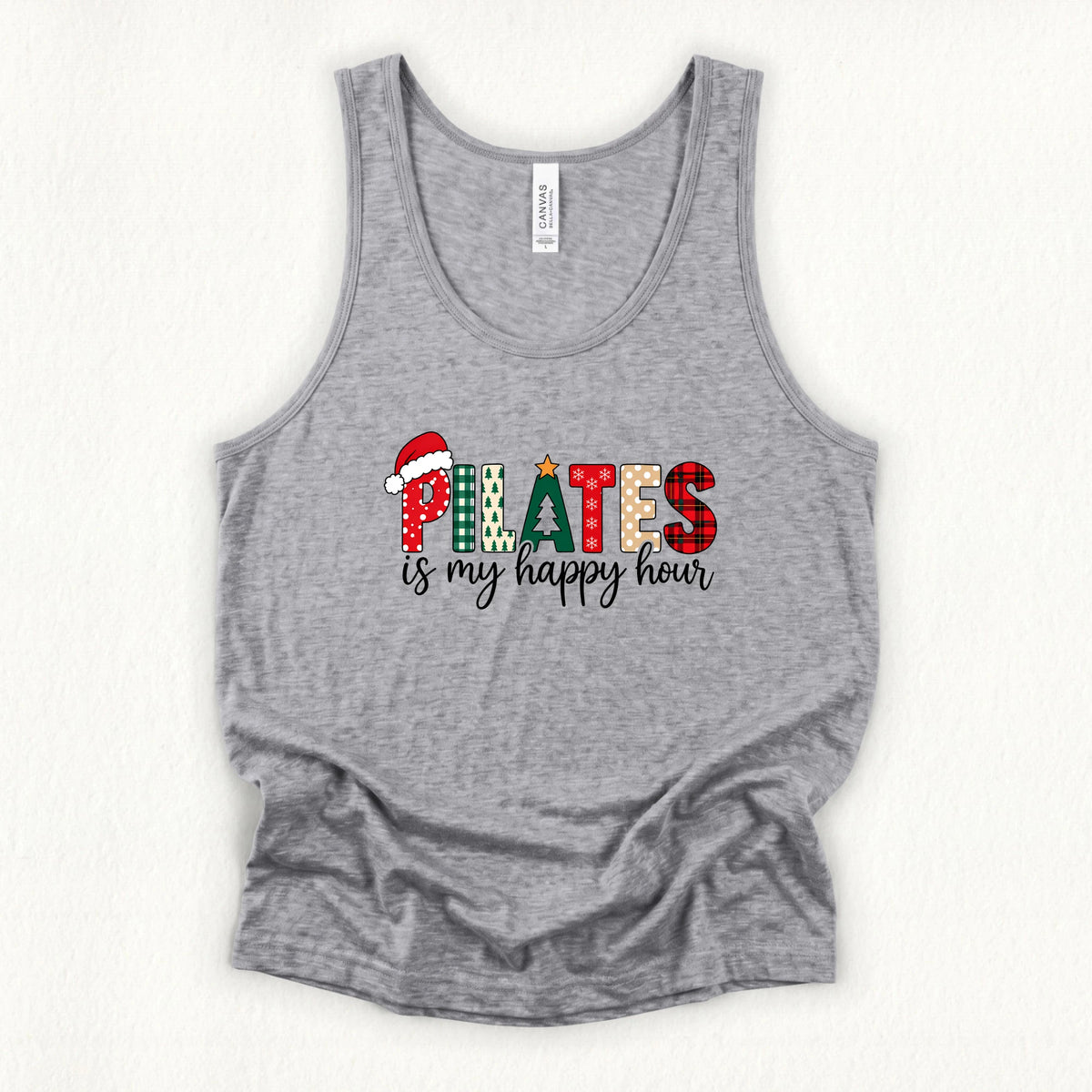 Pilates Christmas Jersey Tank Top