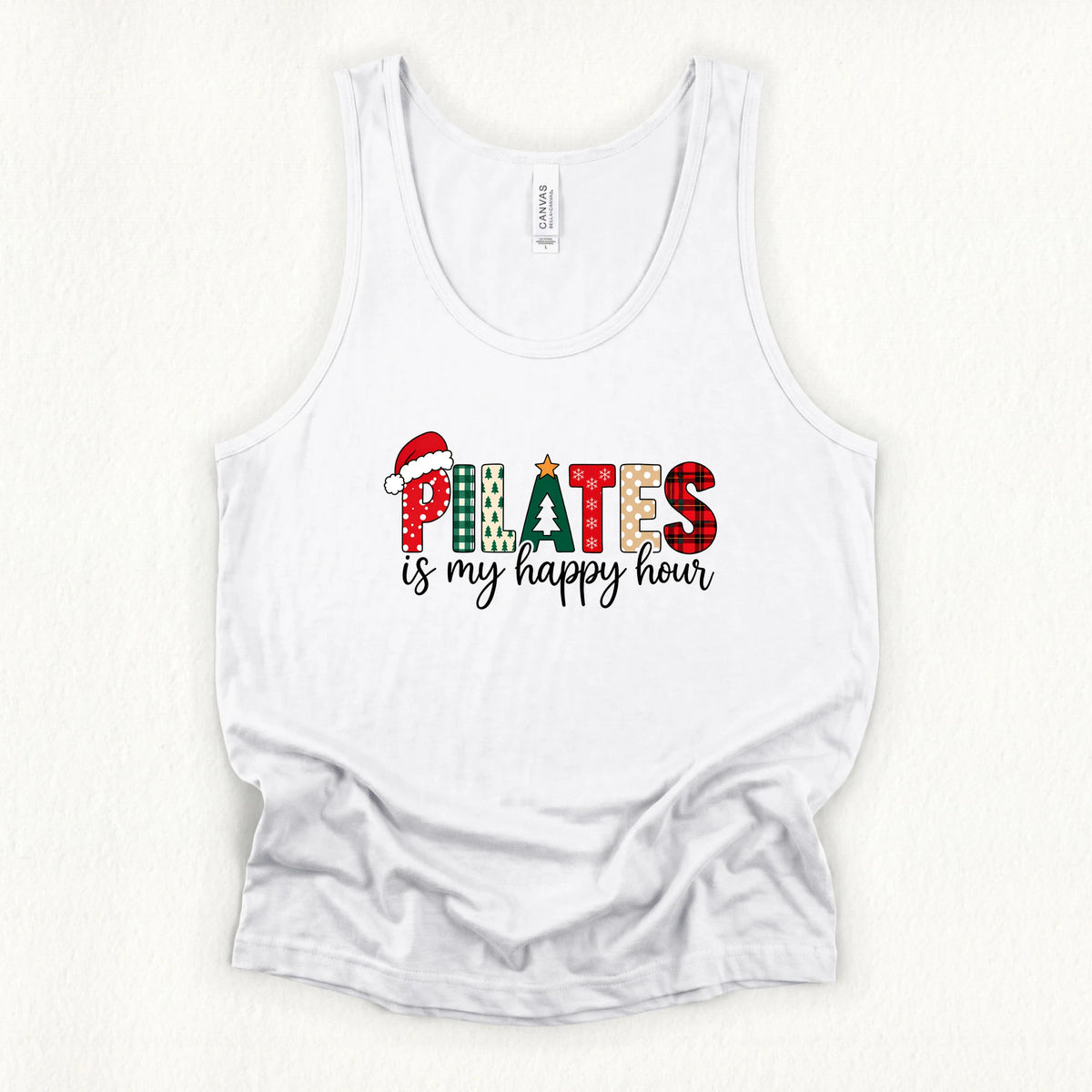Pilates Christmas Jersey Tank Top