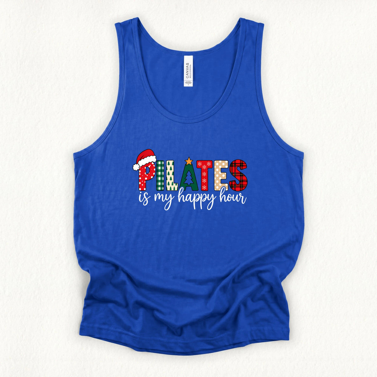 Pilates Christmas Jersey Tank Top
