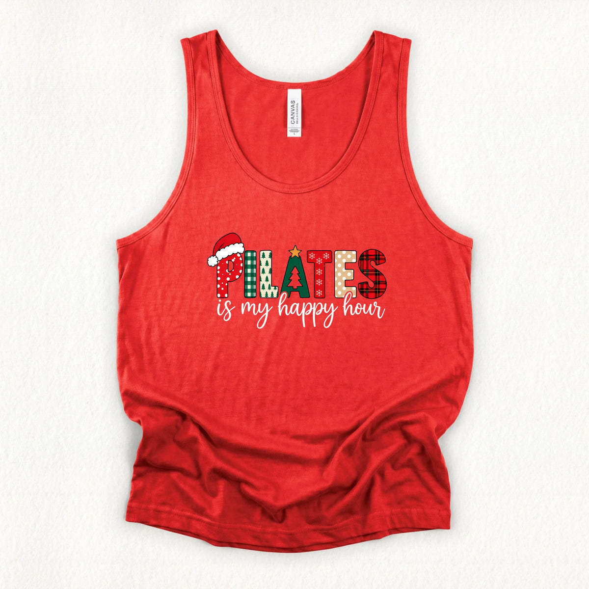 Pilates Christmas Jersey Tank Top