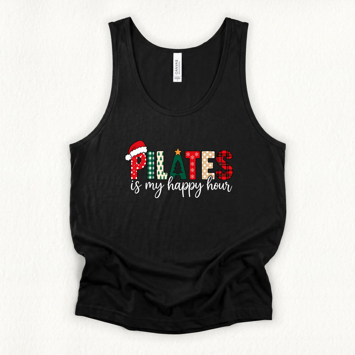 Pilates Christmas Jersey Tank Top