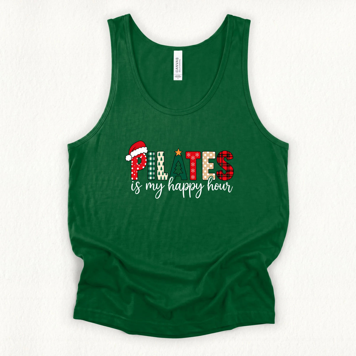 Pilates Christmas Jersey Tank Top