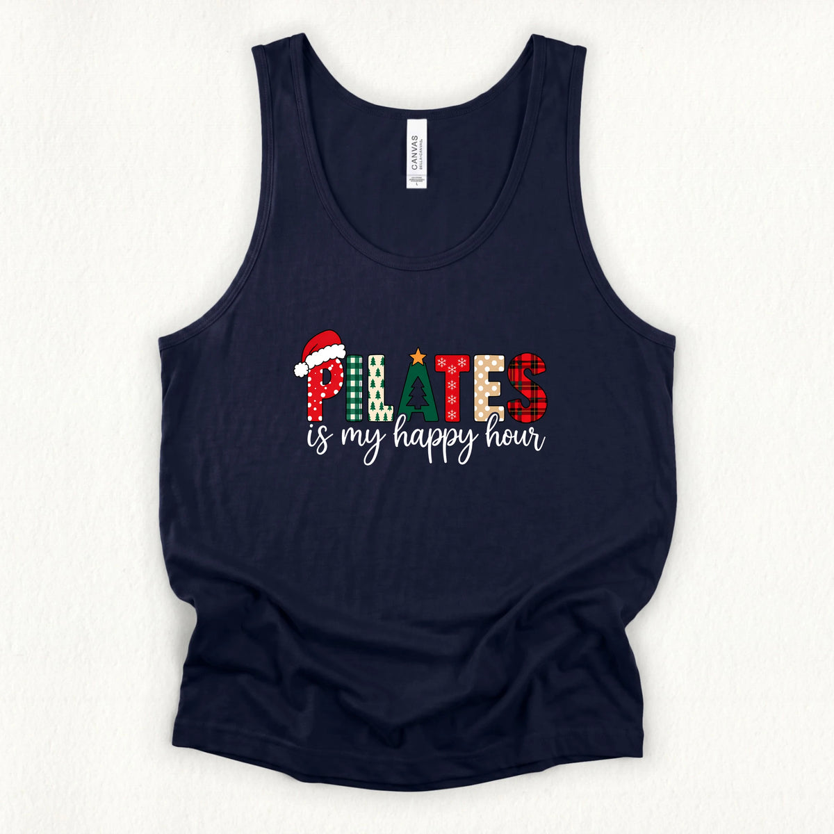 Pilates Christmas Jersey Tank Top