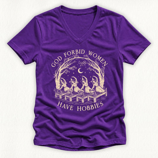 God Forbid Hobbies Lady V-neck