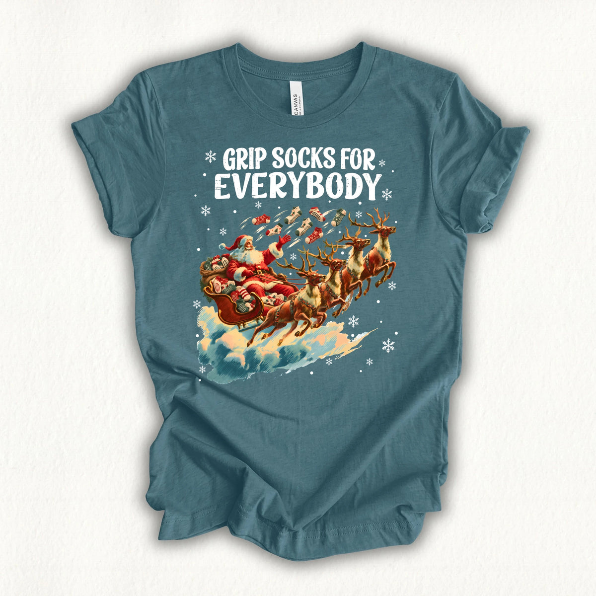 Santa Grip Socks T-shirt