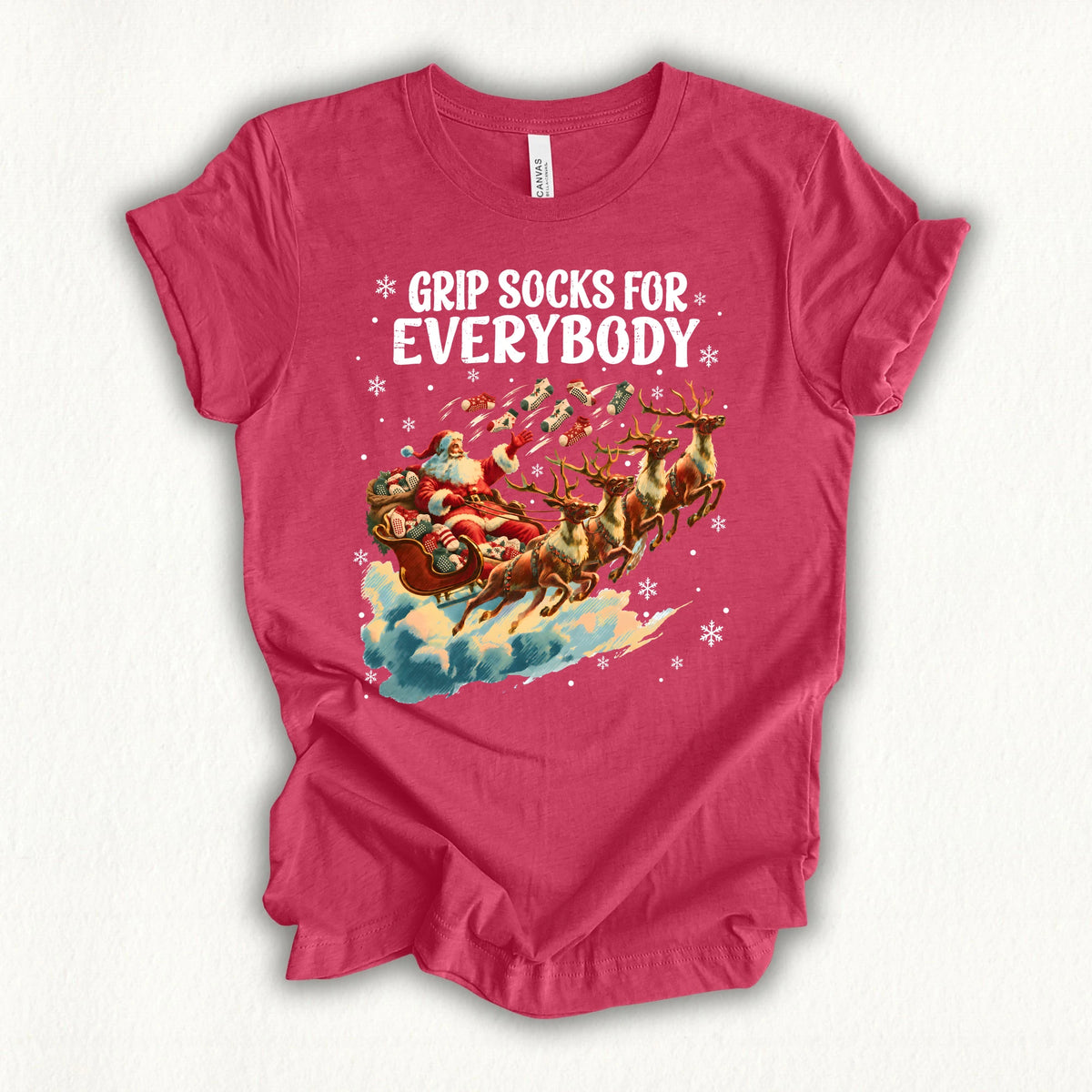 Santa Grip Socks T-shirt