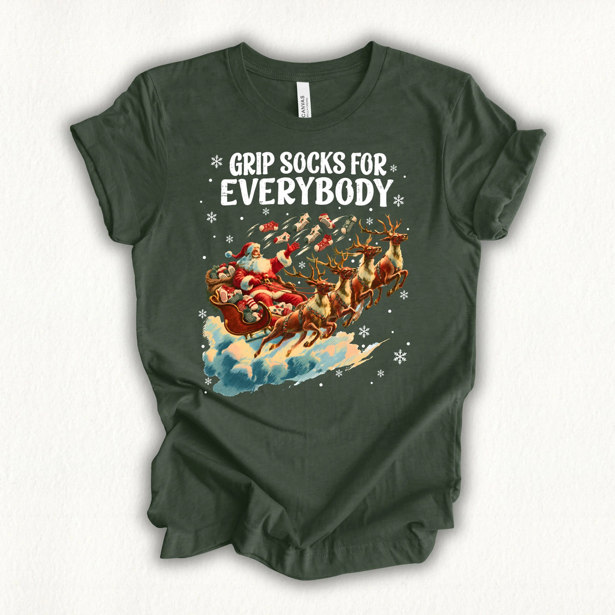 Santa Grip Socks T-shirt